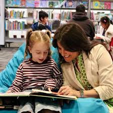 Reading activity at Jojo's Childcare